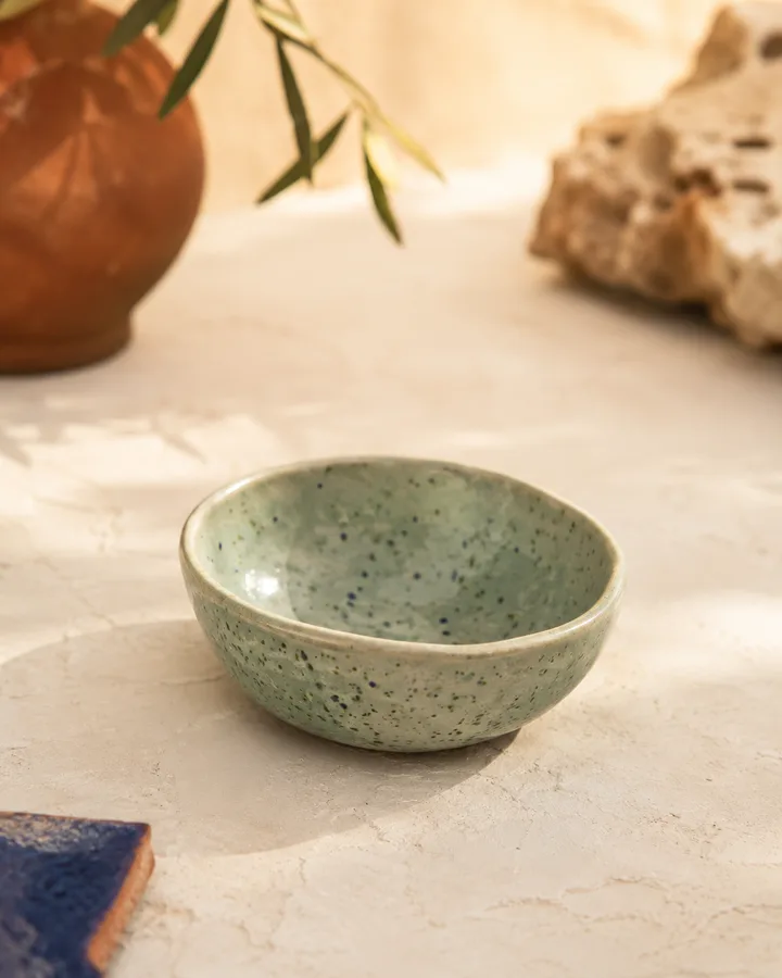Sea Salt Bowl in Sea Foam glaze.